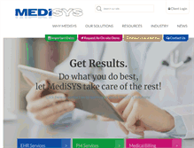 Tablet Screenshot of medisysinc.com